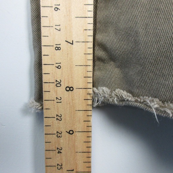 American Eagle AE Supply Cargo Shorts Men 38 Green Cotton Hiking Outdoor y2k 610 - Picture 12 of 13